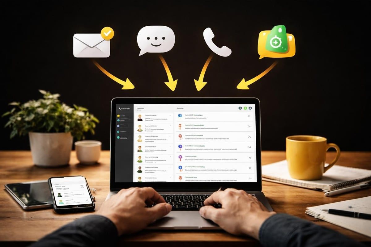 Customer communication workflow