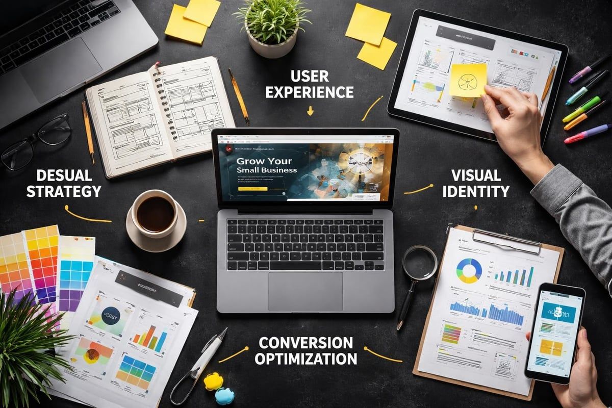 Web design strategy framework