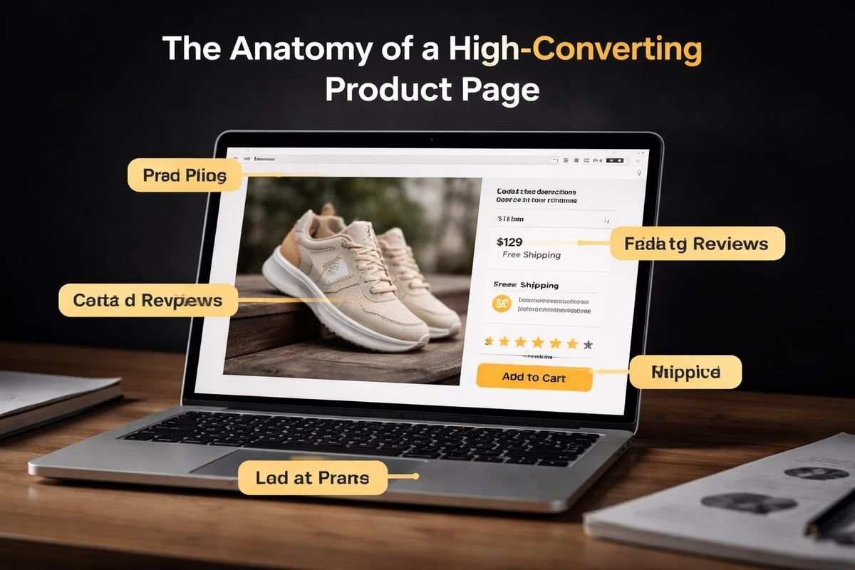Product page conversion elements