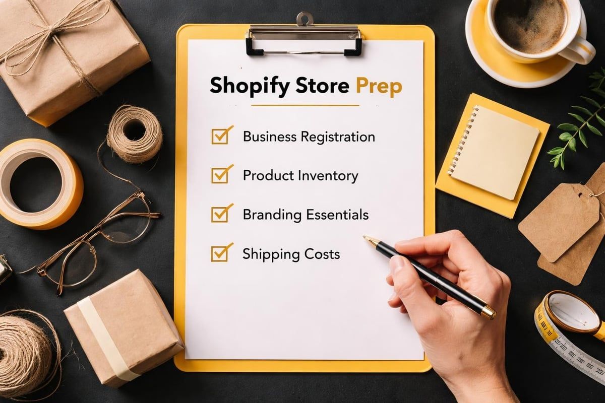 Pre-launch checklist for Shopify stores