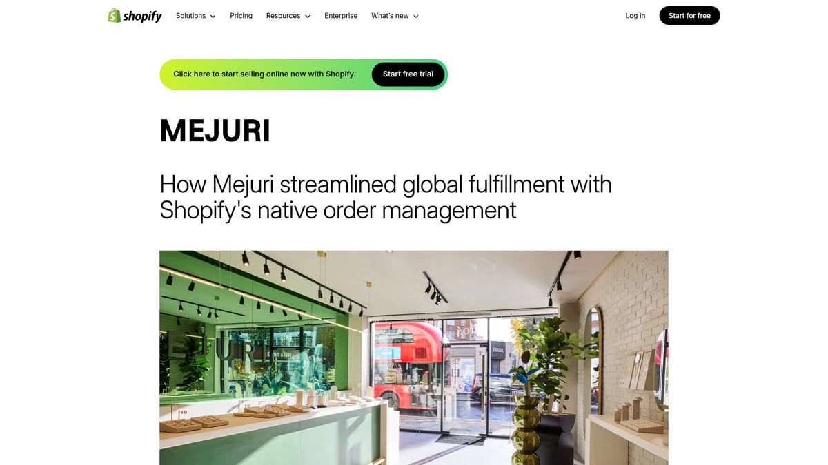7 Inspiring Shopify Case Studies to Boost Your Store in 2026 - Mejuri: Cutting Fulfilment Costs and Lead Times with Shopify