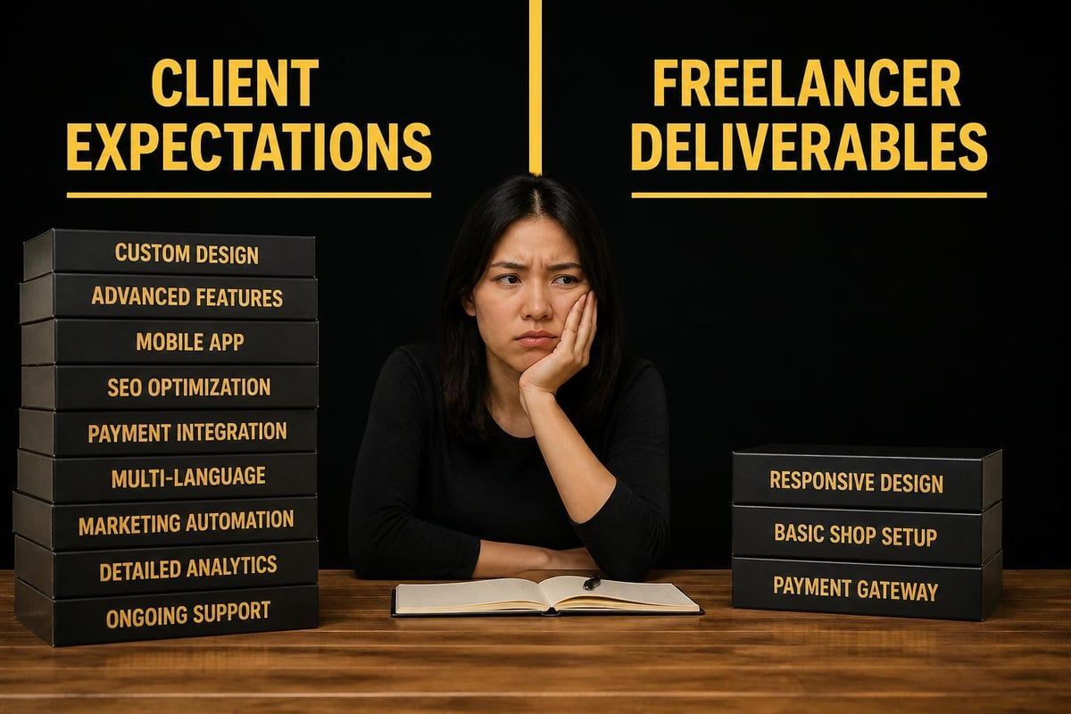Freelance web designer scope definition