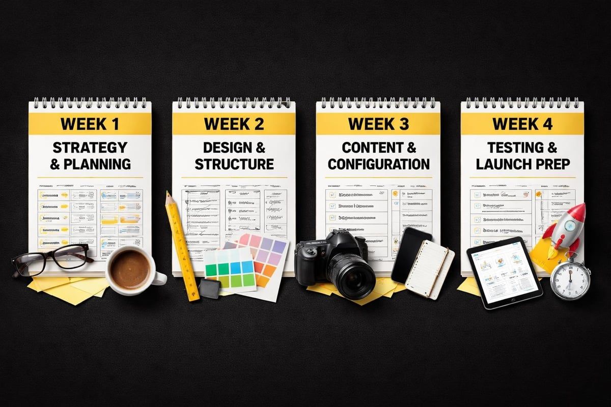 Website ecommerce launch phases