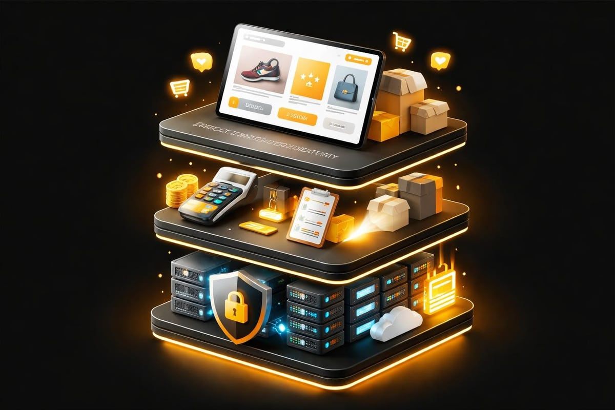 Website ecommerce technical infrastructure