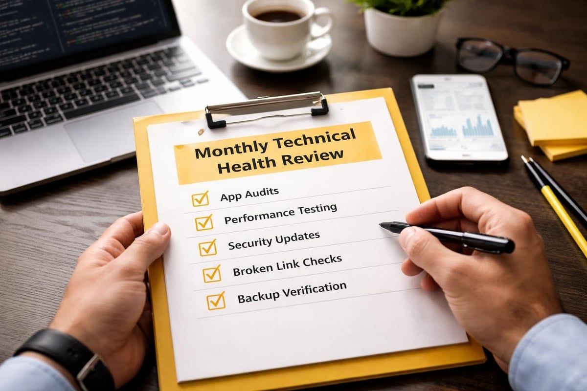 Shopify maintenance checklist