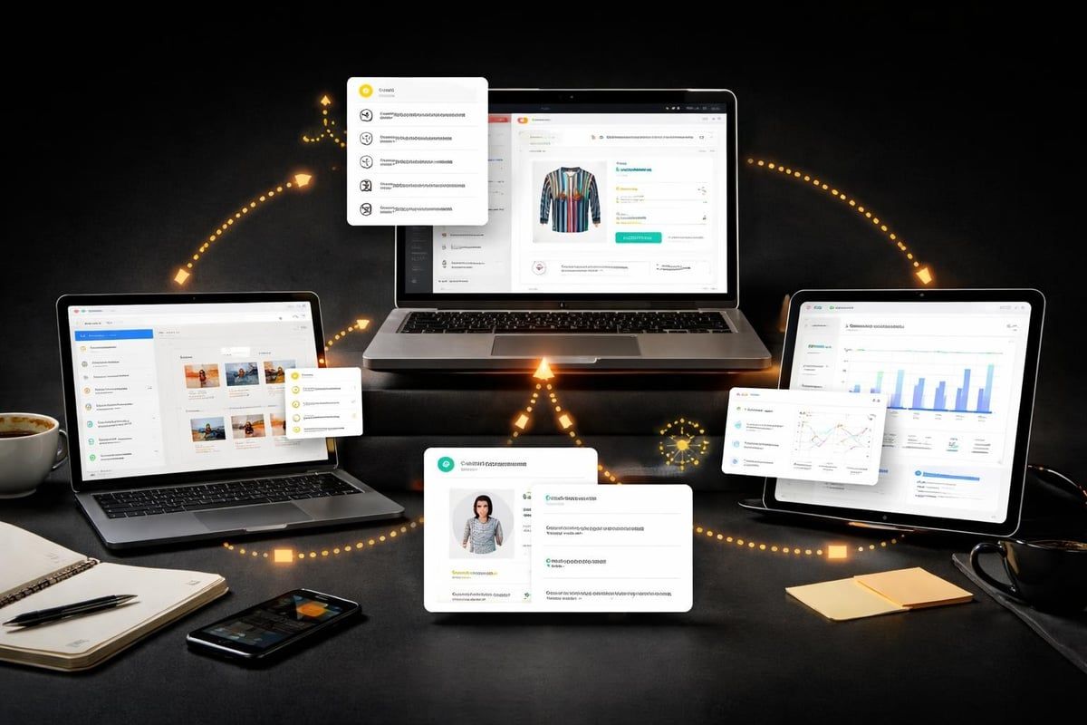 Customer data flow across platforms