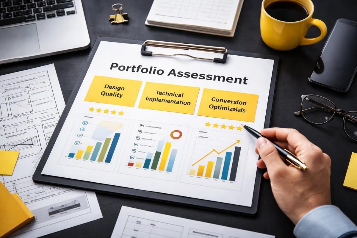 Developer portfolio evaluation