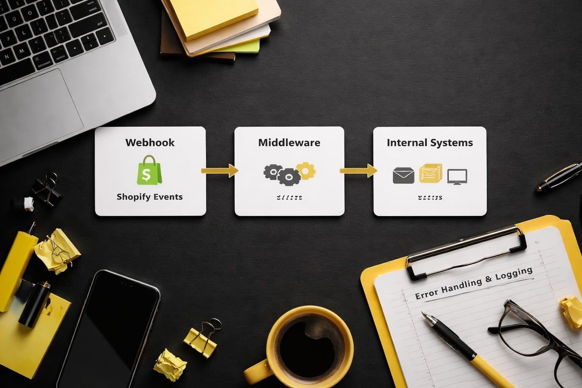 Custom Shopify integration workflow