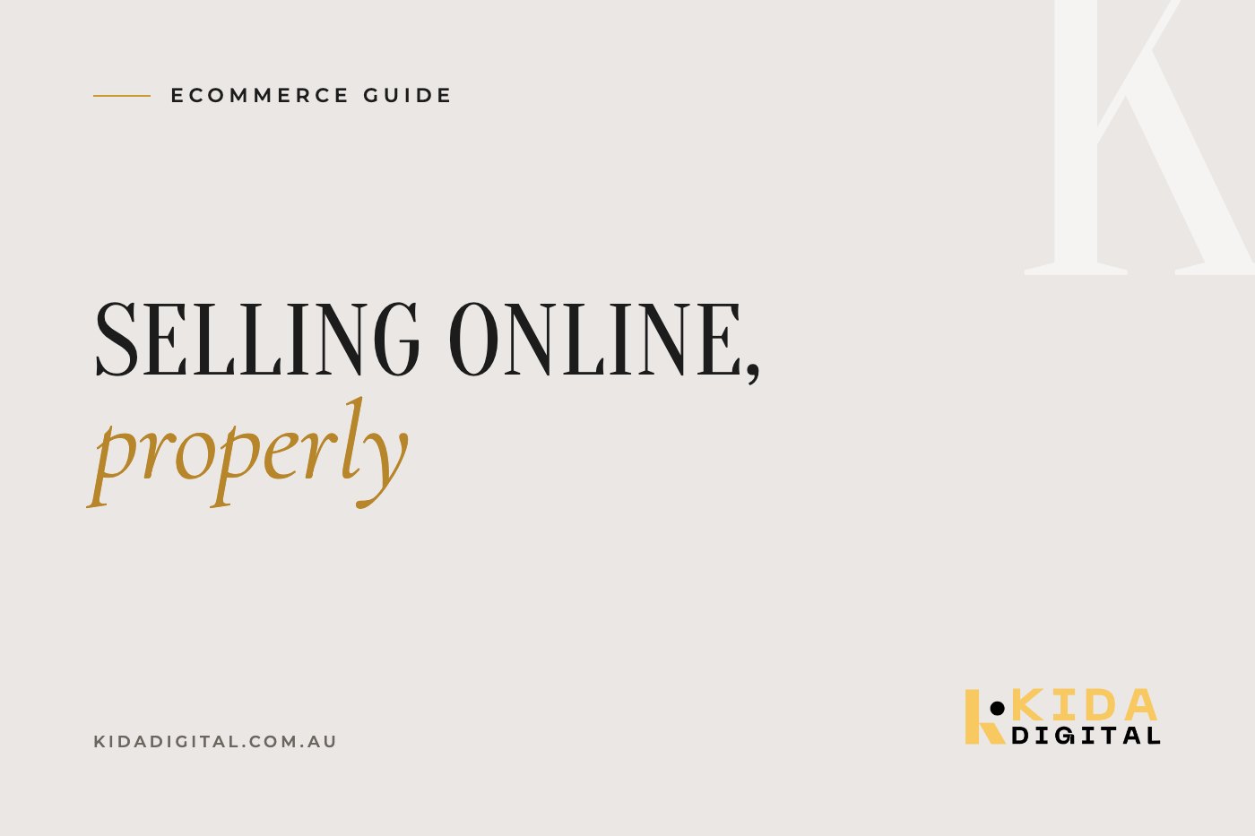 Ecommerce for Small Business: How to Start Selling Online Properly (Australia, 2026)