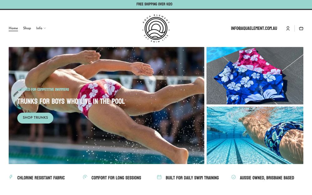 Aqua Element homepage