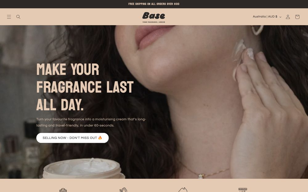 Base homepage